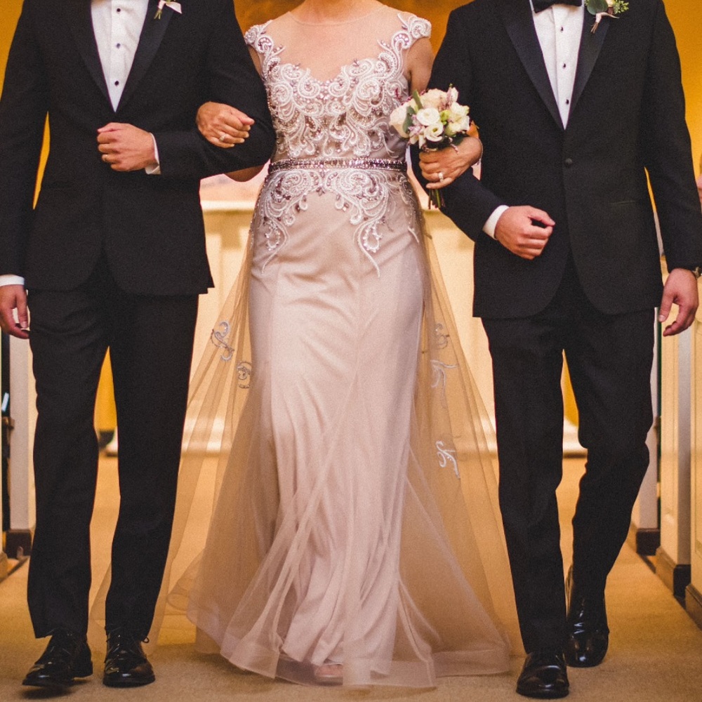 COPY - Beige mother of bride/groom dress